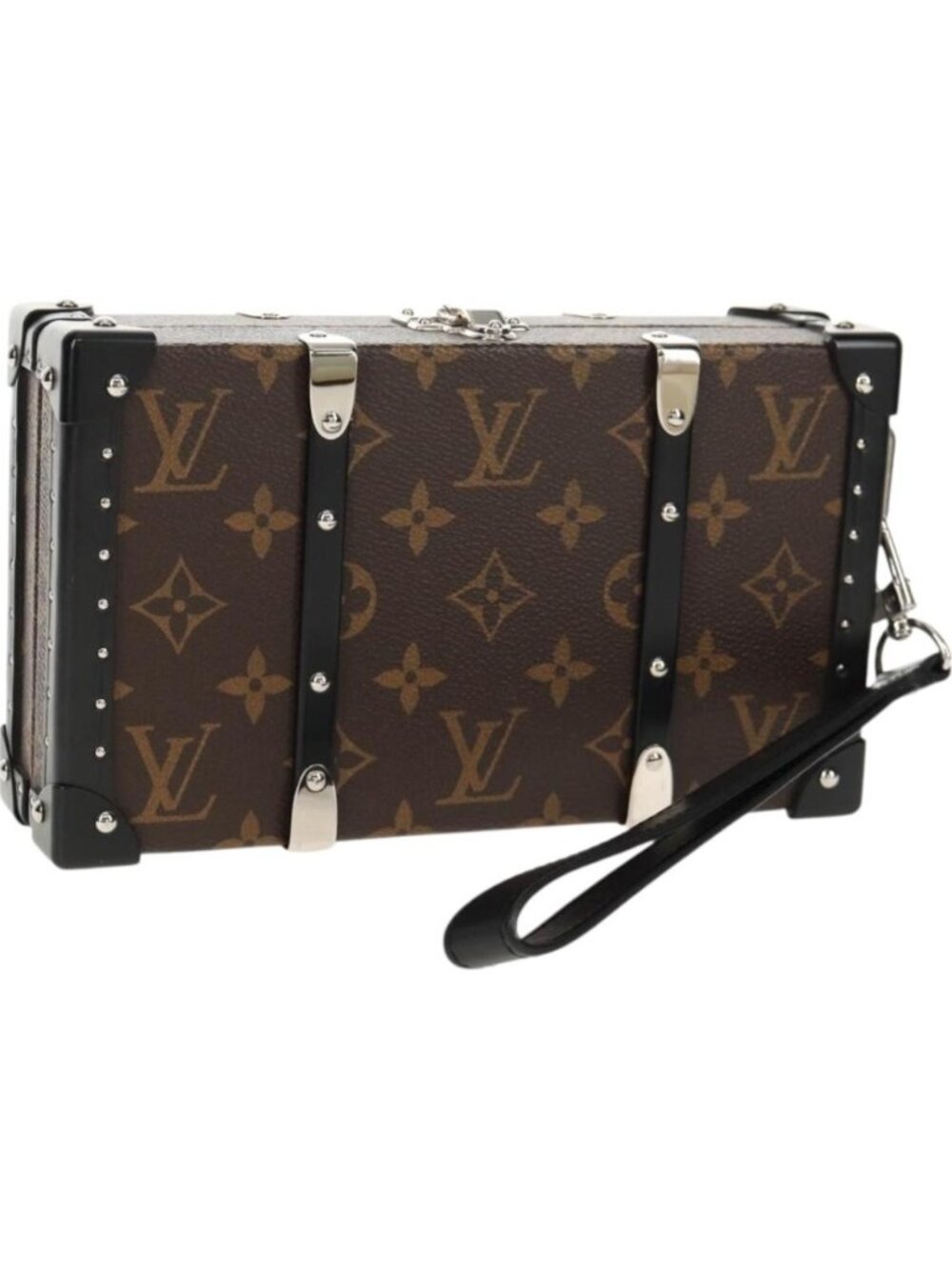 LOUIS VUITTON Monogram Macassar Wallet Trunk Long Wallet M20250